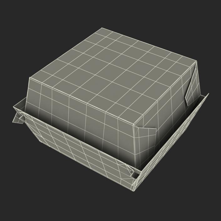 3D Burger Box Generic model