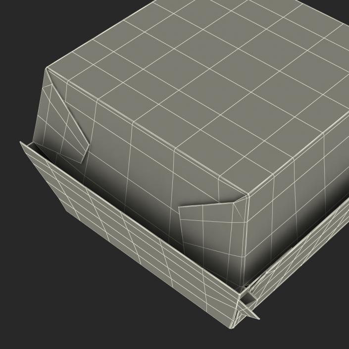 3D Burger Box Generic model