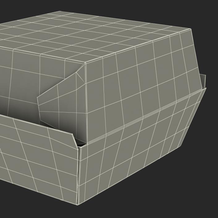 3D Burger Box Generic model