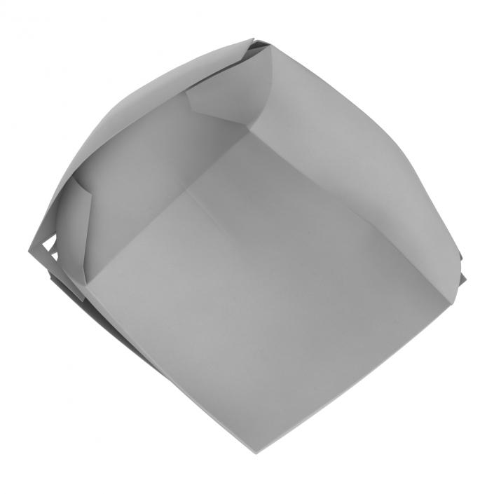 Crumpled Burger Box Generic 3D