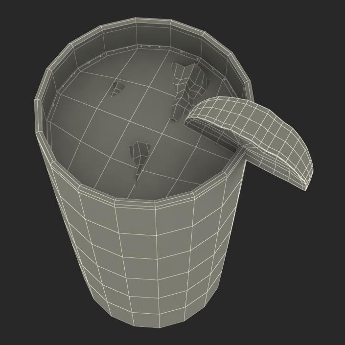 Glass of Punch with Lime 3D model