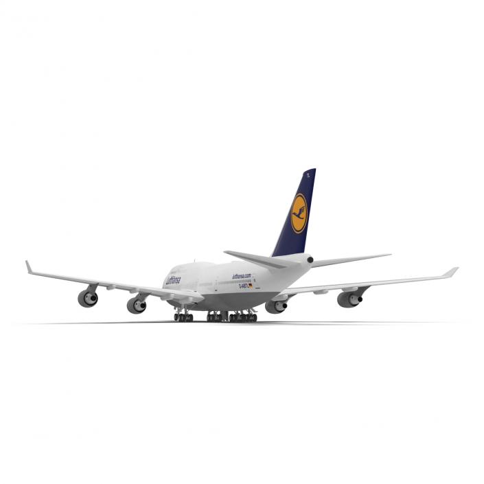 3D Boeing 747-400ER Lufthansa