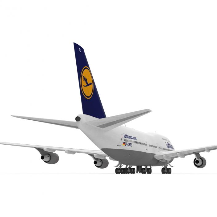 3D Boeing 747-400ER Lufthansa