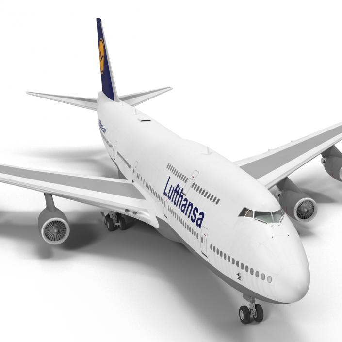 3D Boeing 747-400ER Lufthansa