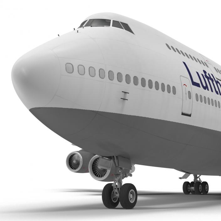 3D Boeing 747-400ER Lufthansa