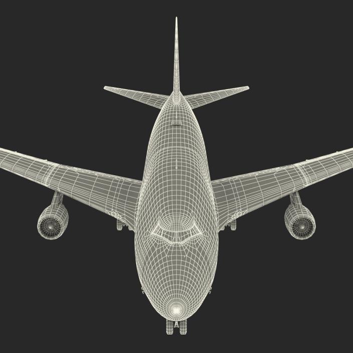 3D Boeing 747-400ER Lufthansa