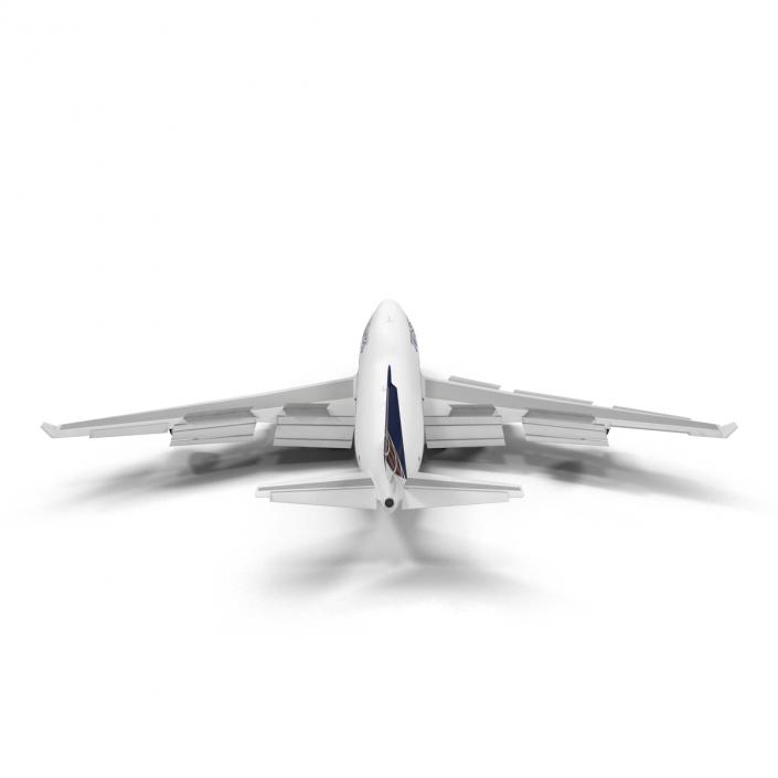 3D model Boeing 747-400ER United Rigged