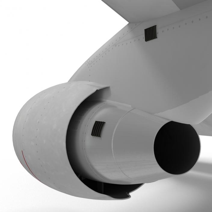 3D model Boeing 747-400ER United Rigged