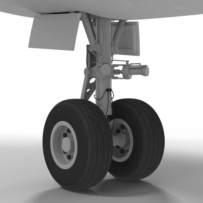 3D model Boeing 747-400ER United Rigged