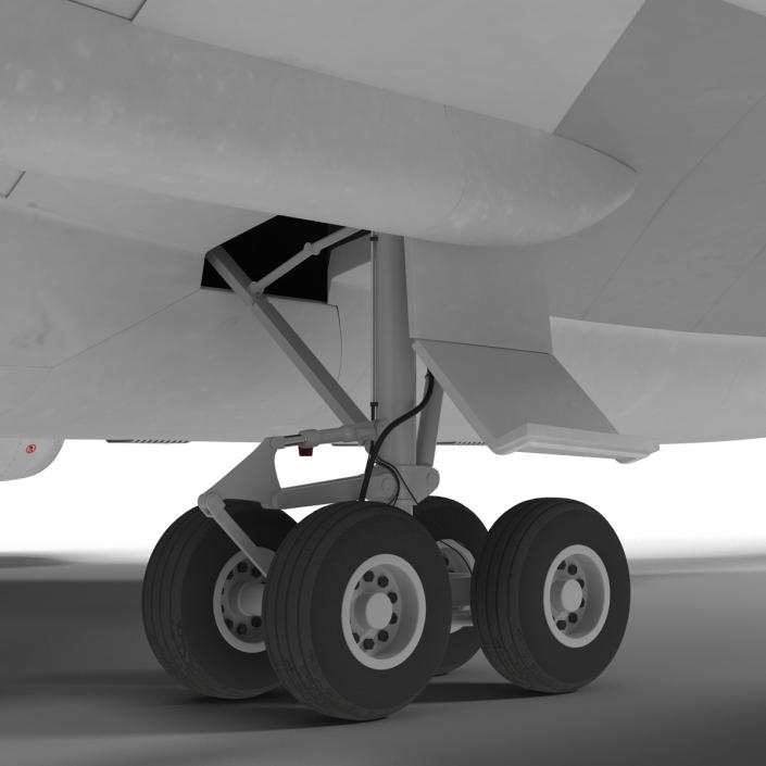 3D model Boeing 747-400ER United Rigged