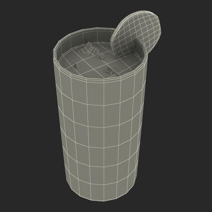 Glass of Ice Tea with Lemon 3D