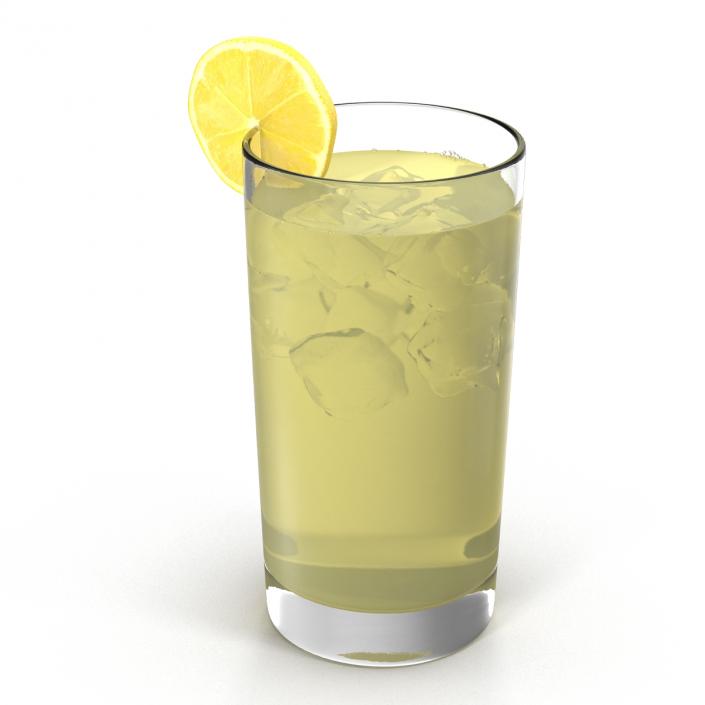 Glass of Lemonade 3D