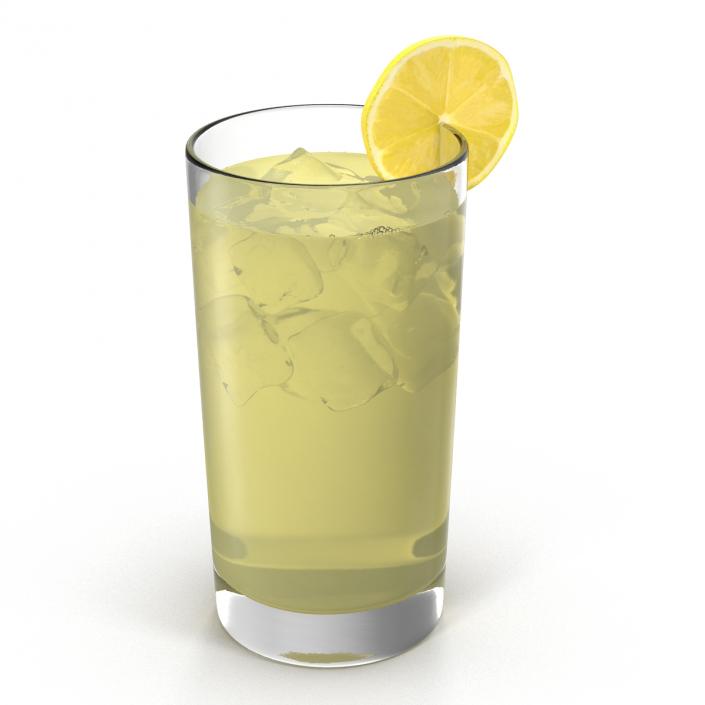 Glass of Lemonade 3D