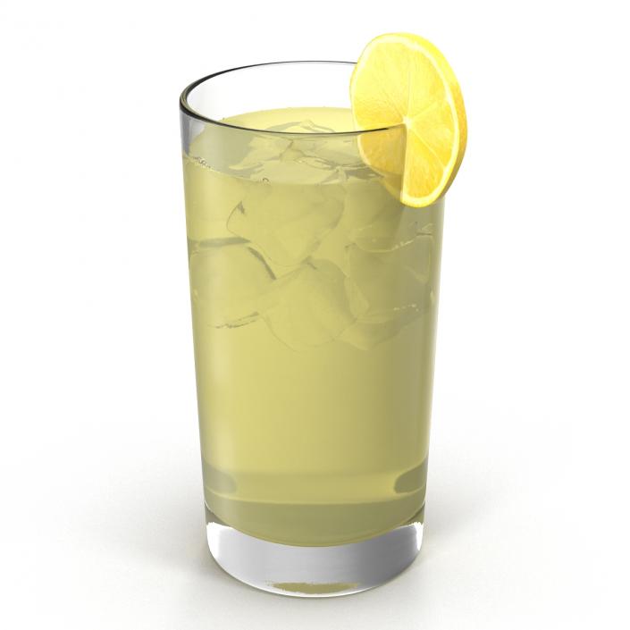 Glass of Lemonade 3D