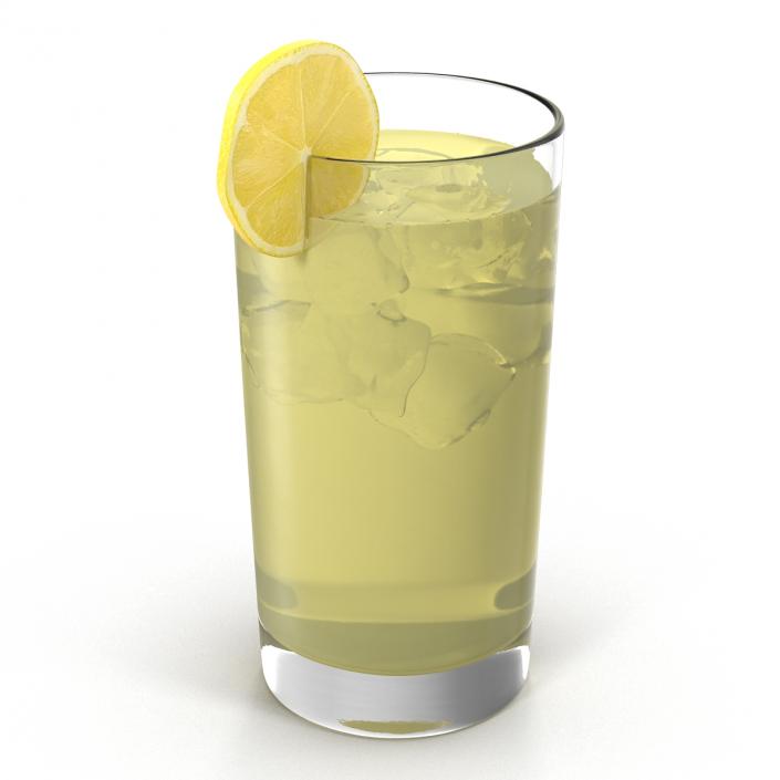 Glass of Lemonade 3D