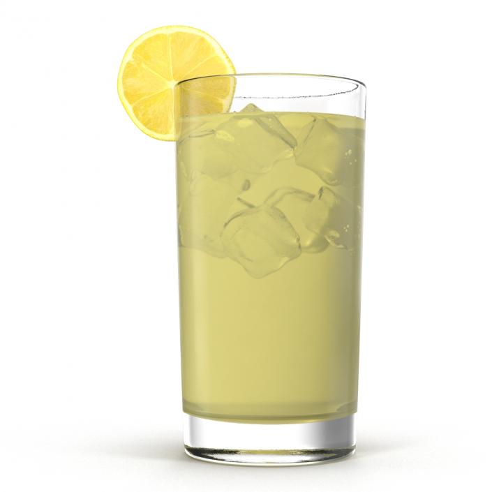 Glass of Lemonade 3D