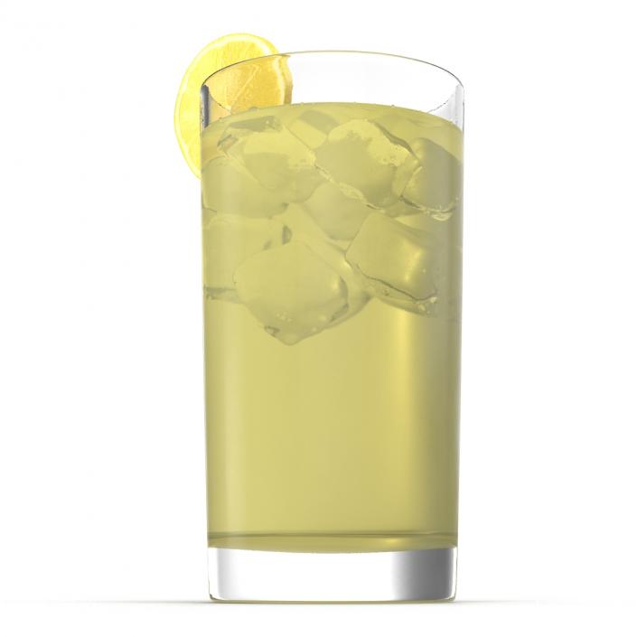 Glass of Lemonade 3D