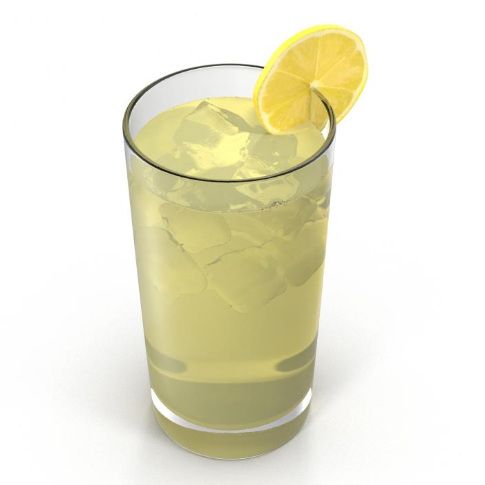 Glass of Lemonade 3D