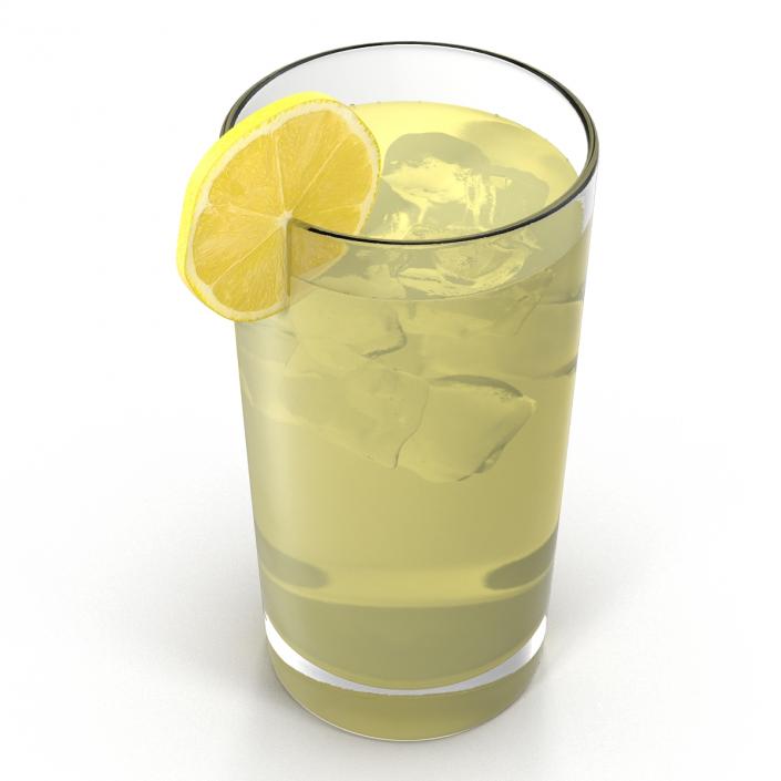 Glass of Lemonade 3D