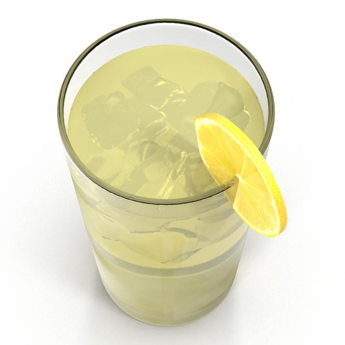 Glass of Lemonade 3D