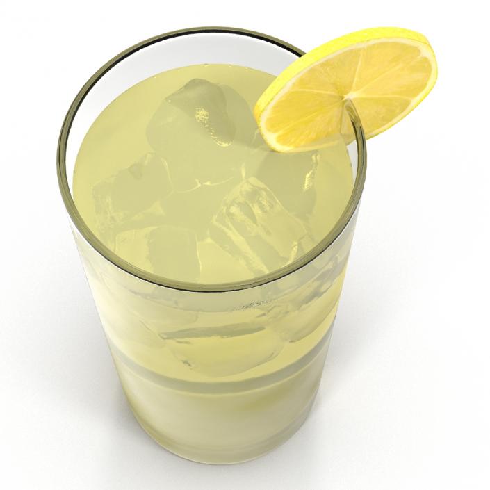 Glass of Lemonade 3D