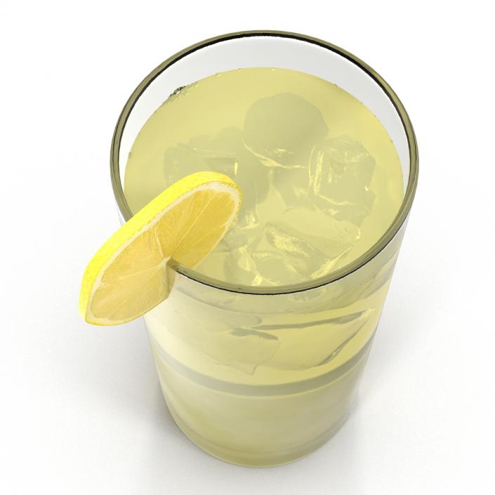 Glass of Lemonade 3D