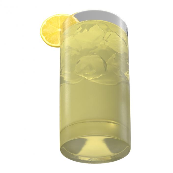 Glass of Lemonade 3D