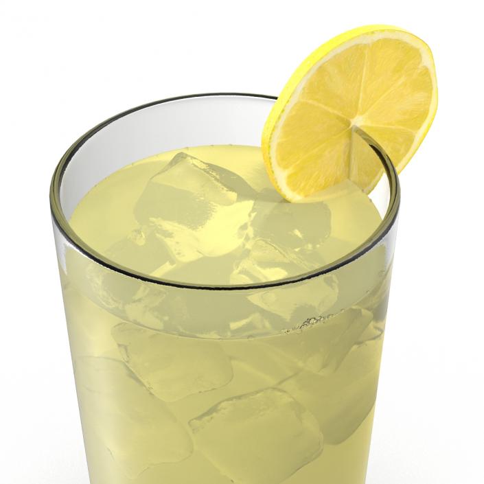 Glass of Lemonade 3D