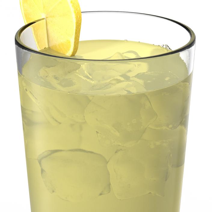 Glass of Lemonade 3D