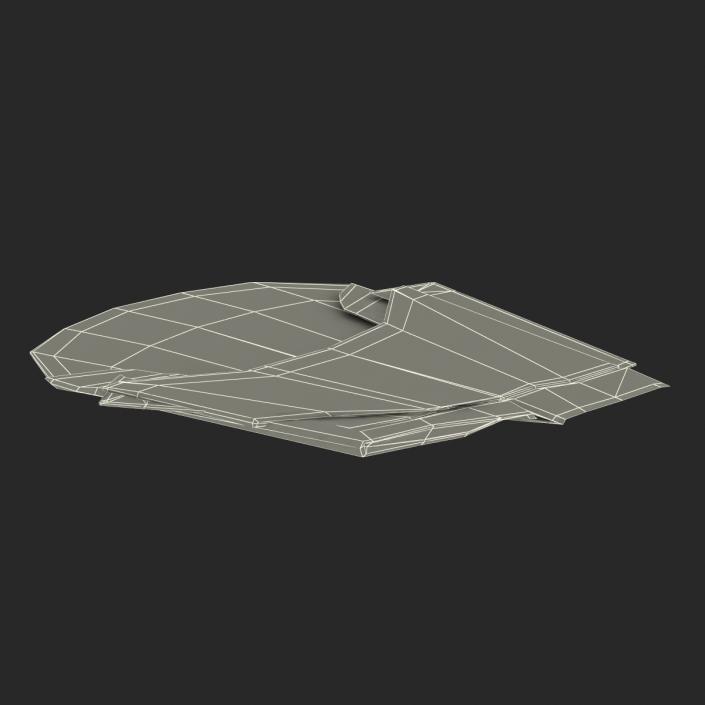 Crumpled Empty French Fry Box Generic 3D