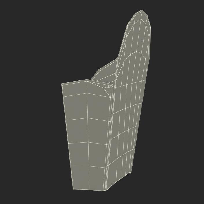 3D model Empty French Fry Box McDonalds