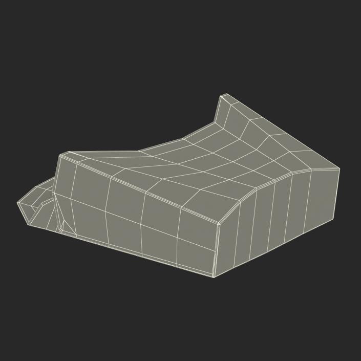 3D model Empty French Fry Box McDonalds