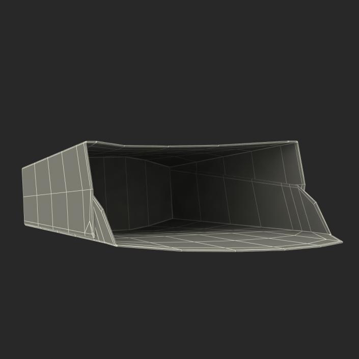 3D model Empty French Fry Box McDonalds