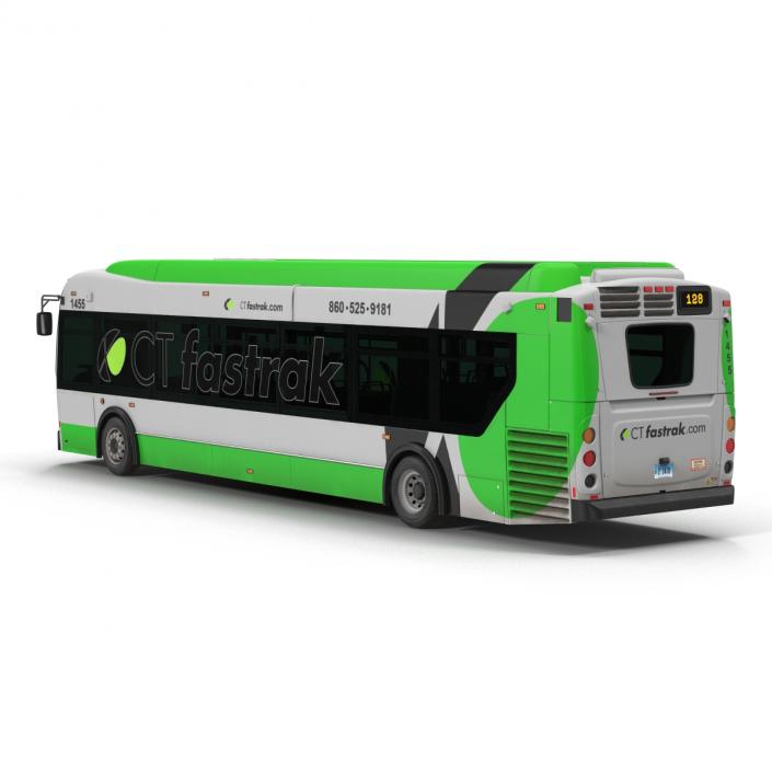 New Flyer Xcelsior XD40 Bus CTfastrak 3D