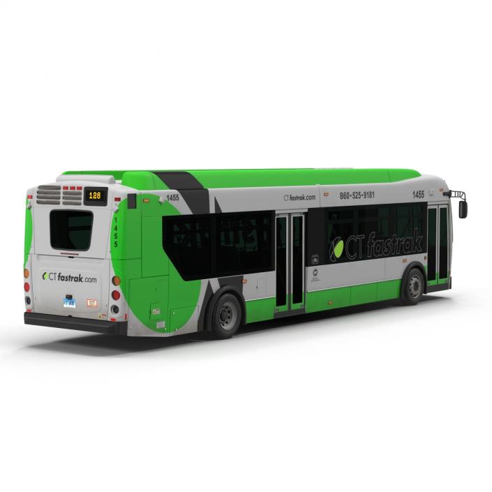 New Flyer Xcelsior XD40 Bus CTfastrak 3D