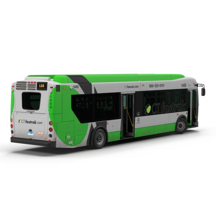 New Flyer Xcelsior XD40 Bus CTfastrak 3D