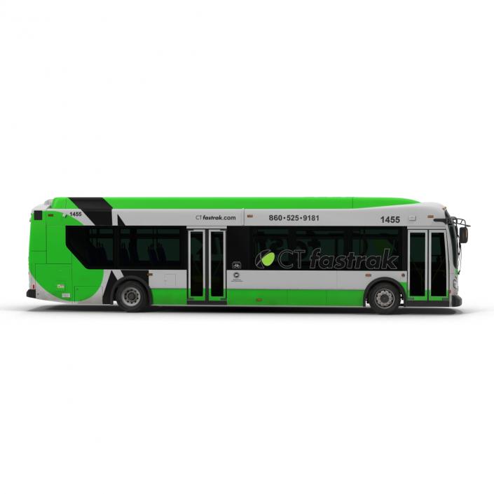 New Flyer Xcelsior XD40 Bus CTfastrak 3D