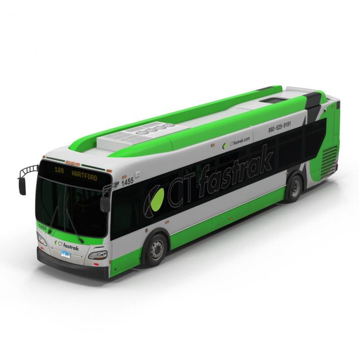 New Flyer Xcelsior XD40 Bus CTfastrak 3D