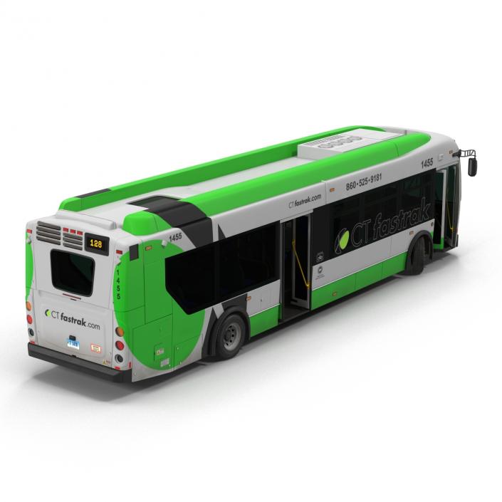 New Flyer Xcelsior XD40 Bus CTfastrak 3D