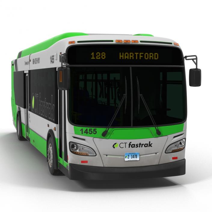 New Flyer Xcelsior XD40 Bus CTfastrak 3D