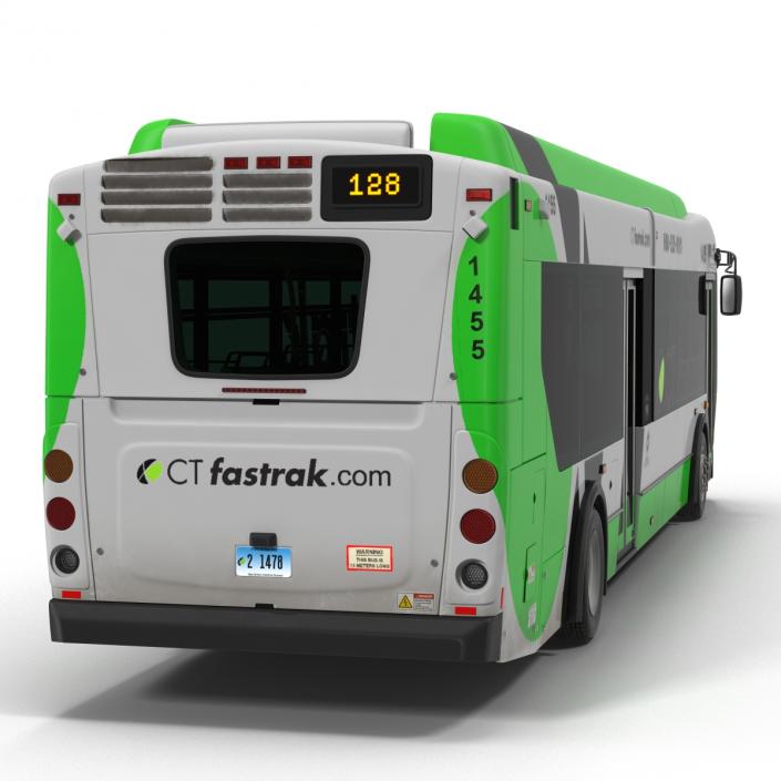 New Flyer Xcelsior XD40 Bus CTfastrak 3D