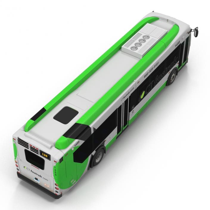 New Flyer Xcelsior XD40 Bus CTfastrak 3D