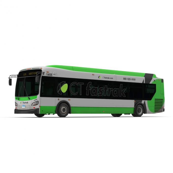 New Flyer Xcelsior XD40 Bus CTfastrak 3D