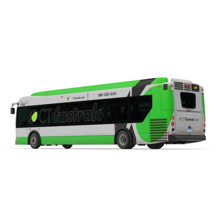 New Flyer Xcelsior XD40 Bus CTfastrak 3D