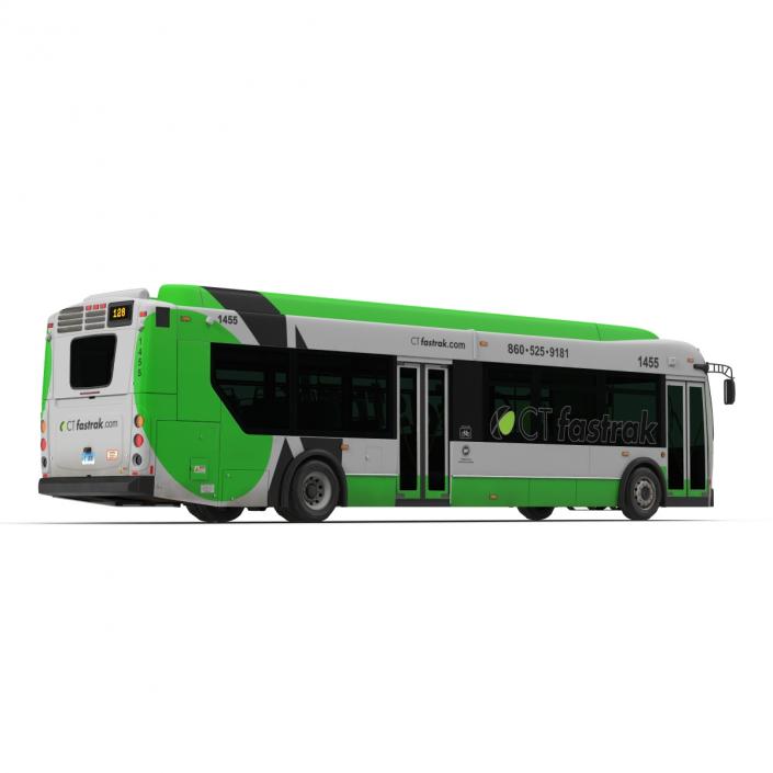 New Flyer Xcelsior XD40 Bus CTfastrak 3D