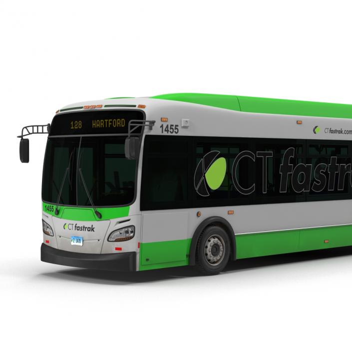 New Flyer Xcelsior XD40 Bus CTfastrak 3D