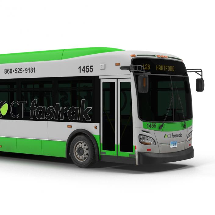 New Flyer Xcelsior XD40 Bus CTfastrak 3D