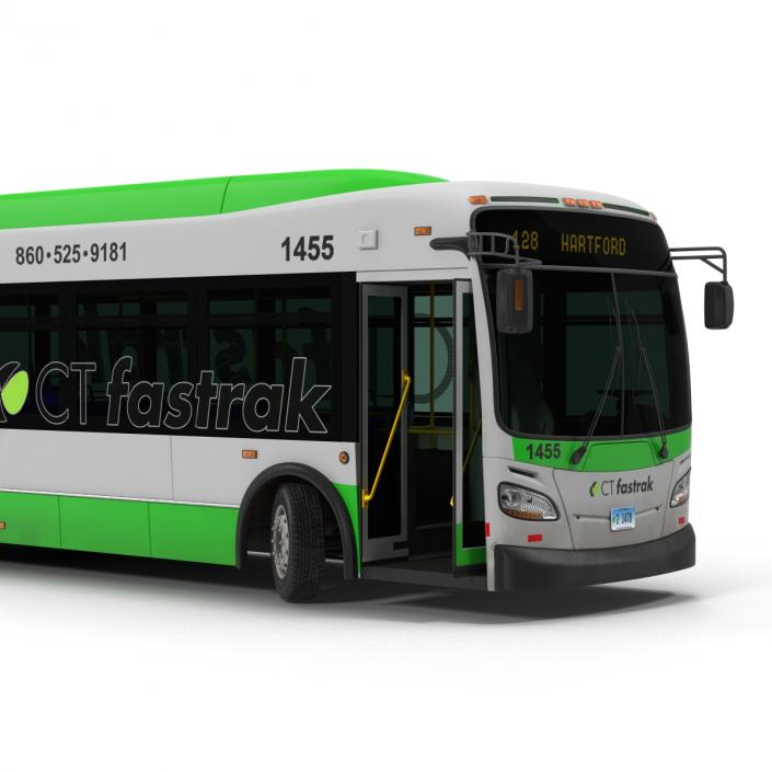 New Flyer Xcelsior XD40 Bus CTfastrak 3D