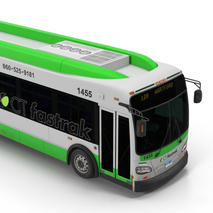 New Flyer Xcelsior XD40 Bus CTfastrak 3D