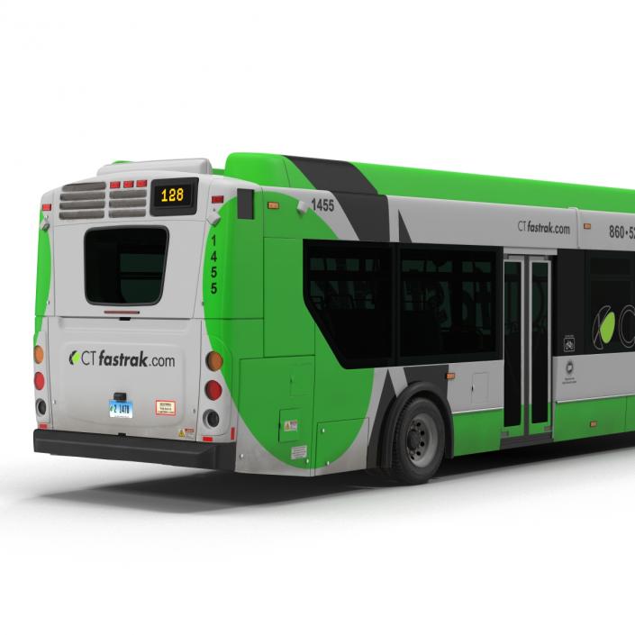 New Flyer Xcelsior XD40 Bus CTfastrak 3D